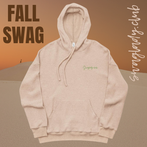 Swaglady.club Sueded Fleece Hoodie Oat Swaglady Sueded Fleece Hoodie