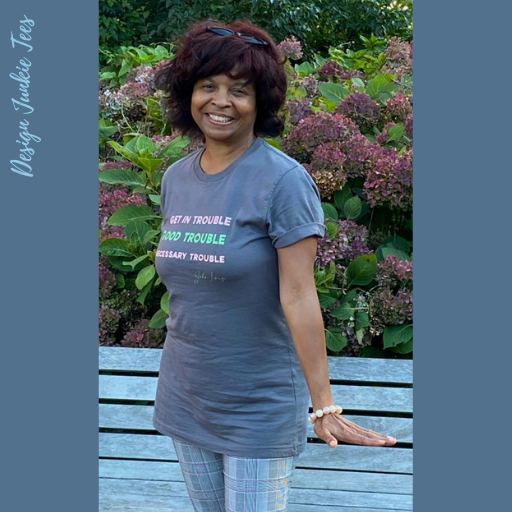 Jacqueline Jones Good Trouble Tee Who's wearing DJT